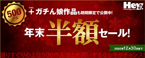 Hey動画PPV 年末半額セール